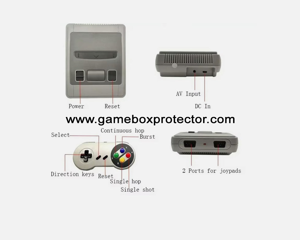 8-Bit Video SUPER MINI SFC Retro TV Game Console