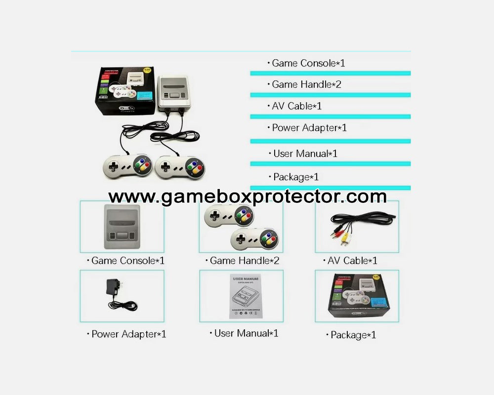 8-Bit Video SUPER MINI SFC Retro TV Game Console