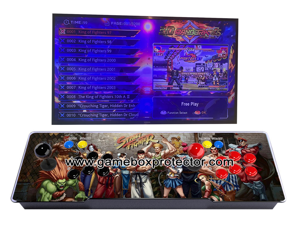 36,800 Games in 1 - Pandora 3D 78s WiFi Version - Games Console (D)