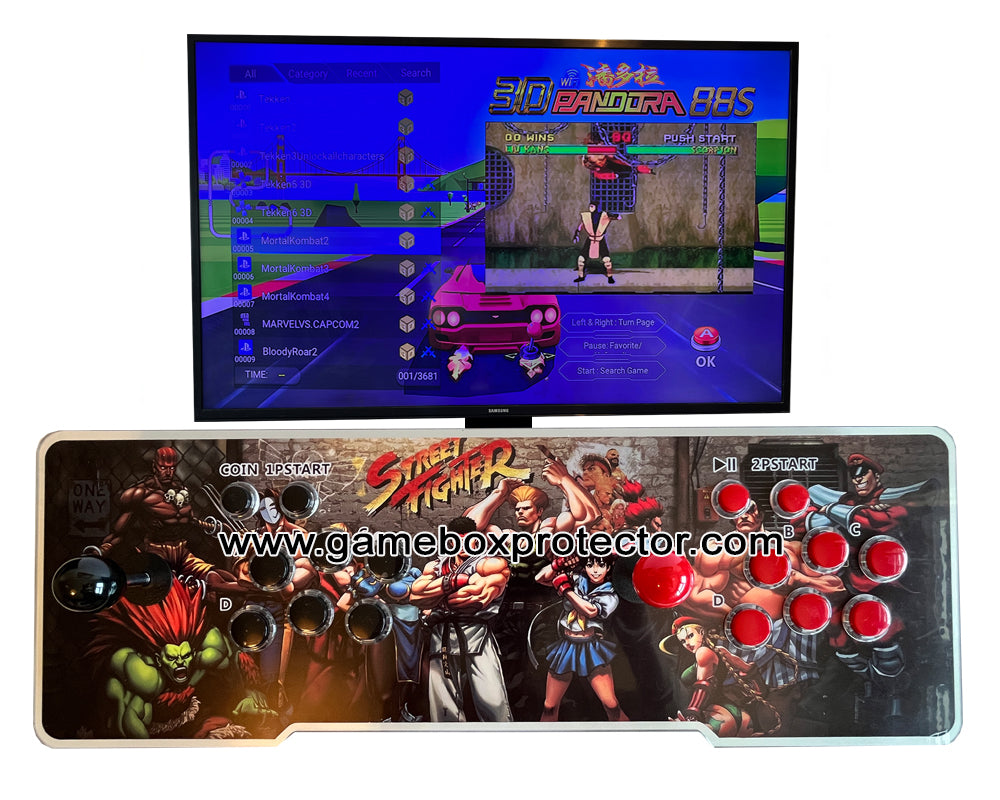 36,800 Games in 1 - Pandora 3D 88s WiFi Version - Games Console (D)