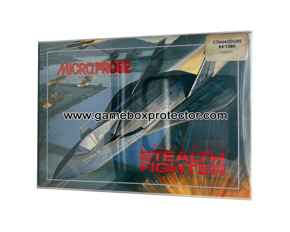 Commodore 64 "Microprose" Game Box Protector Display Cases