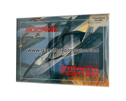 Commodore 64 "Microprose" Game Box Protector Display Cases