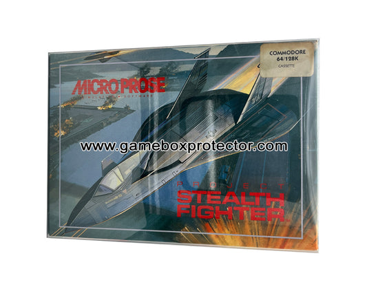 Commodore 64 "Microprose" Game Box Protector Display Cases