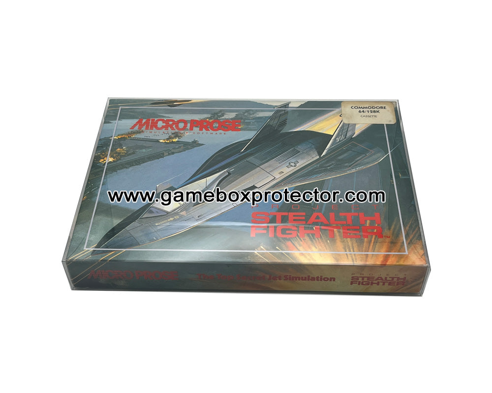 Commodore 64 "Microprose" Game Box Protector Display Cases