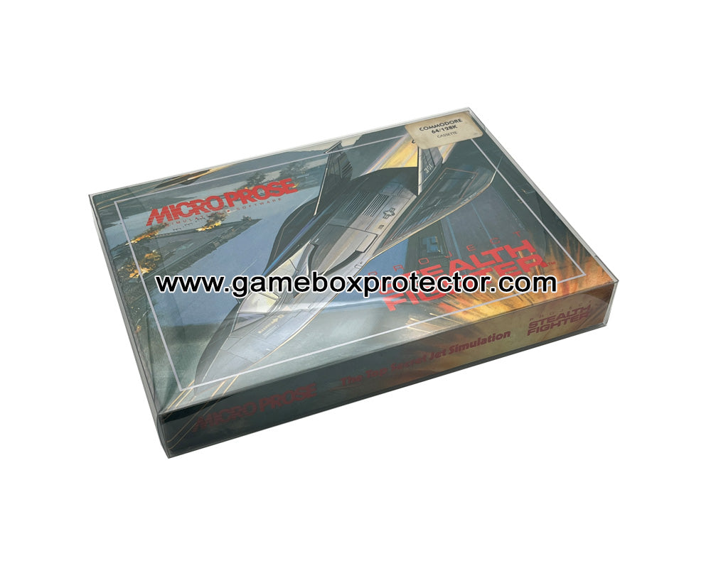 Commodore 64 "Microprose" Game Box Protector Display Cases