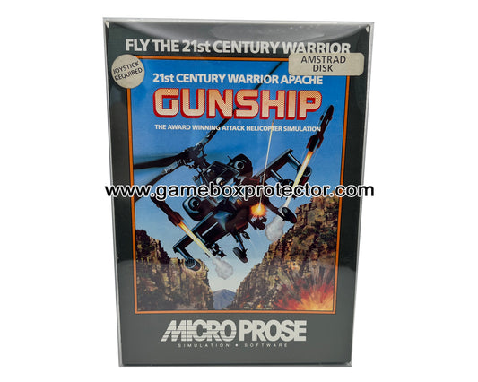 Amstrad "Microprose" Game Box Protector Display Cases