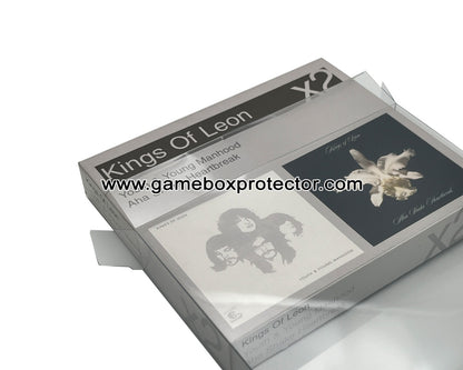 Music/Audio "Double CD With Sleeve" Protector Display Cases