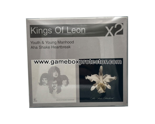 Music/Audio "Double CD With Sleeve" Protector Display Cases