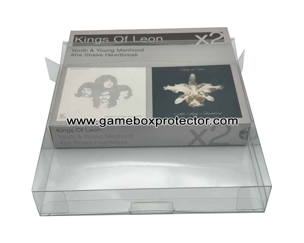 Music/Audio "Double CD With Sleeve" Protector Display Cases