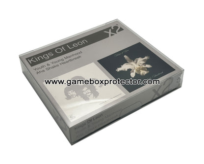 Music/Audio "Double CD With Sleeve" Protector Display Cases