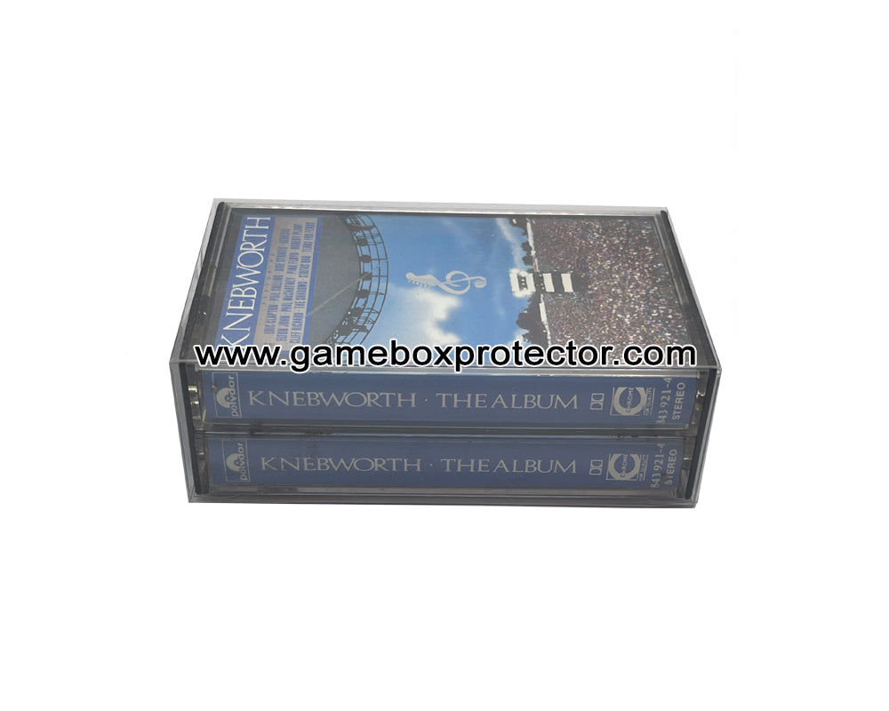 Music/Audio Cassette "Twin Box" Protector Display Cases
