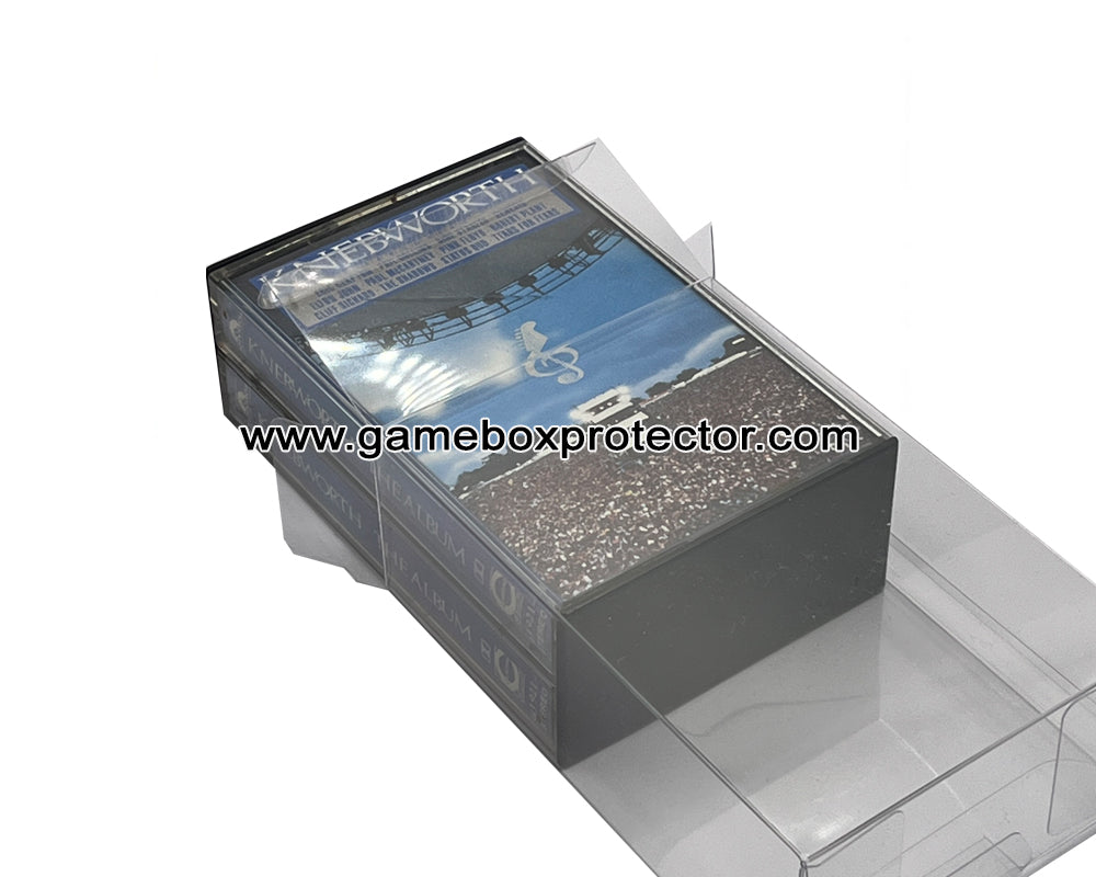 Music/Audio Cassette "Twin Box" Protector Display Cases