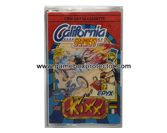 Commodore 64 "Single Cassette" (PAL) Game Box Protector Display Cases