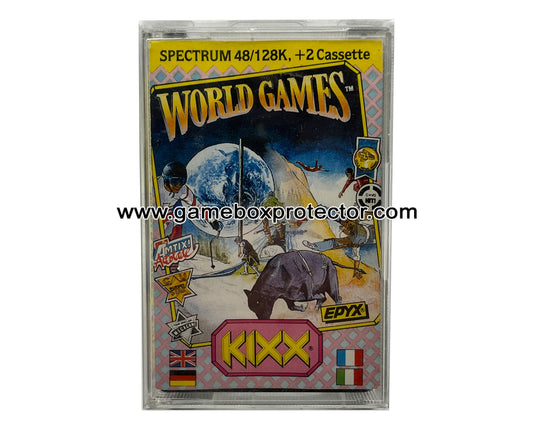 Spectrum 48/128 "Single Cassette" (PAL) Game Box Protector Display Cases
