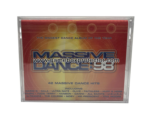 Music/Audio "Double Cassette" Protector Display Cases