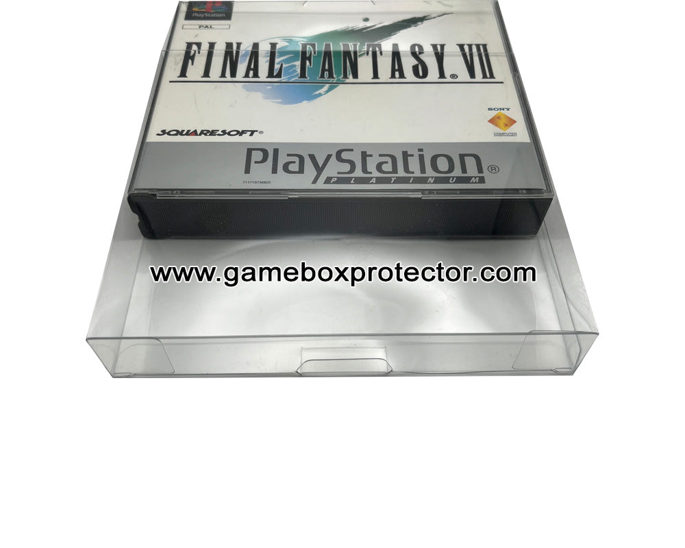 Sony Playstation 1 "Double CD" (PAL) Game Box Protector Display Cases