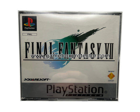 Sony Playstation 1 "Double CD" (PAL) Game Box Protector Display Cases