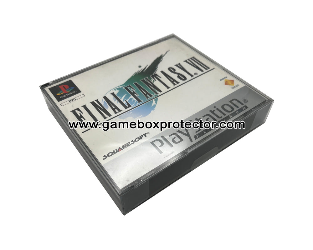 Sony Playstation 1 "Double CD" (PAL) Game Box Protector Display Cases