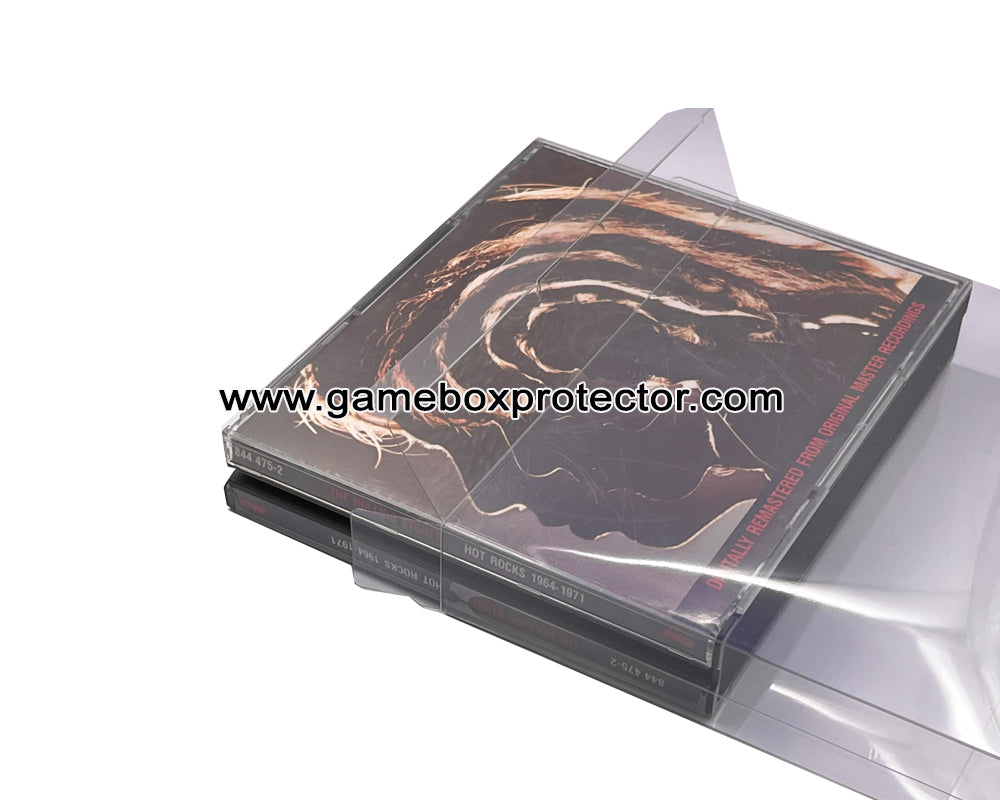 Music/Audio Double CD Protector Display Cases