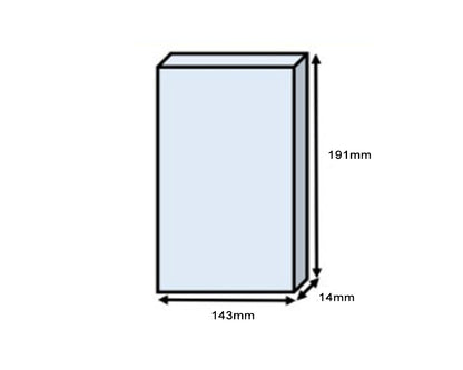 DVD "Book Case - Cardboard" (PAL) Box Protector Display Cases