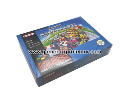 Super Nintendo SNES (PAL) Game Box Protector Display Cases