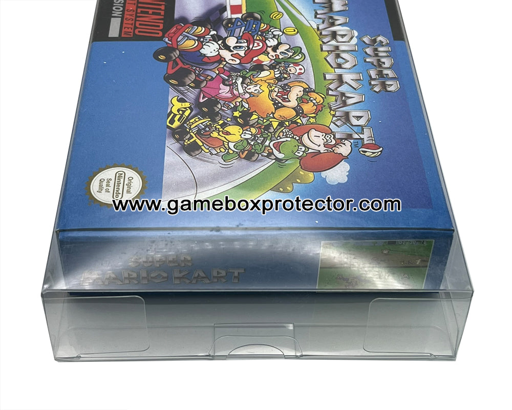 Super Nintendo SNES (PAL) Game Box Protector Display Cases